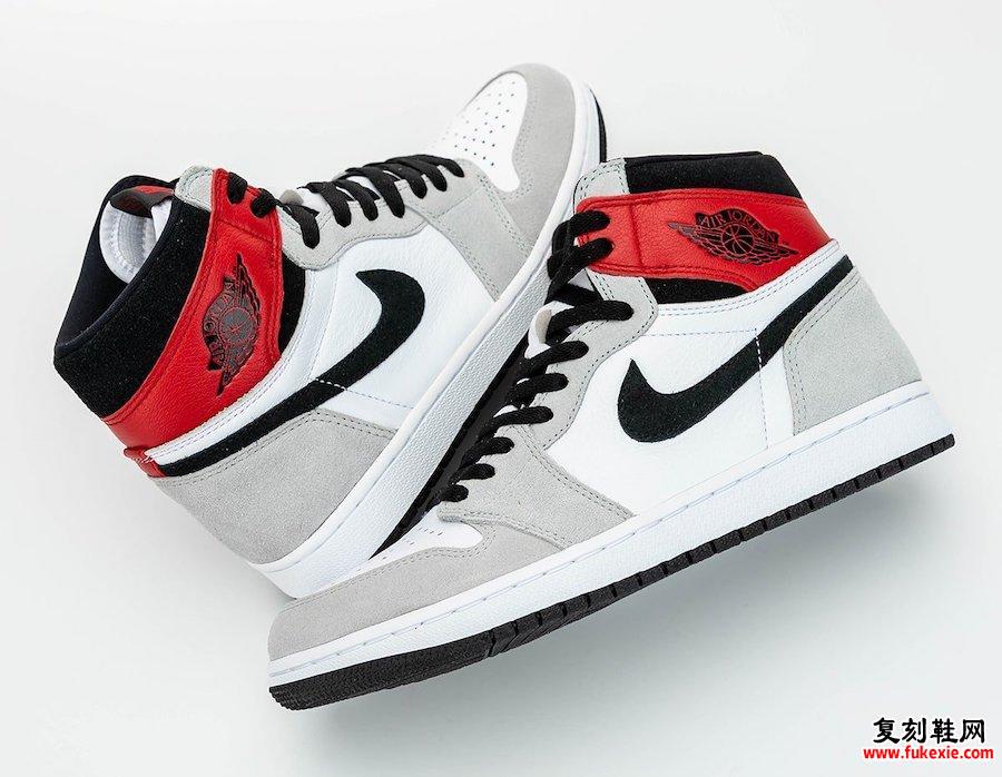 Air Jordan 1 High OG浅烟灰色555088-126 2020发布信息