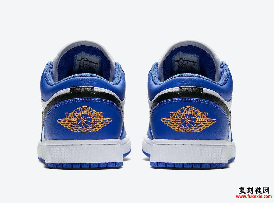 Air Jordan 1 Low Blue Orange 553558-401发售日期