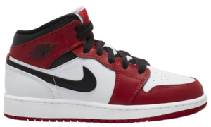 Air Jordan 1 Mid GS White Gym Red Black 554725-173发售日期信息