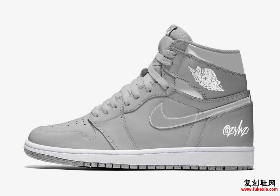 Air Jordan 1 Neutral Gray Metallic Silver White 555088-029发售日期信息