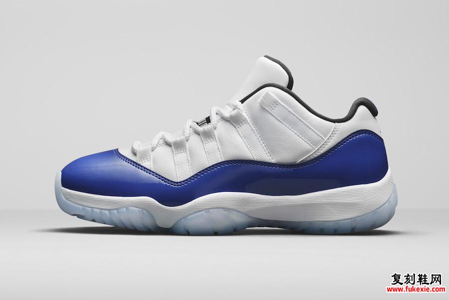 Air Jordan 11 Low WMNS Concord AH7860-100发售日期