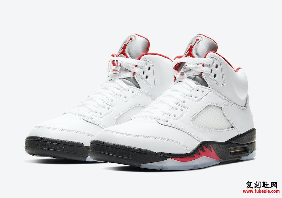 Air Jordan 5 Fire Red DA1911-102 2020发售详细价格