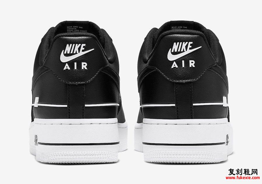 Nike Air Force 1 Double Air Black CJ1379-001发售日期