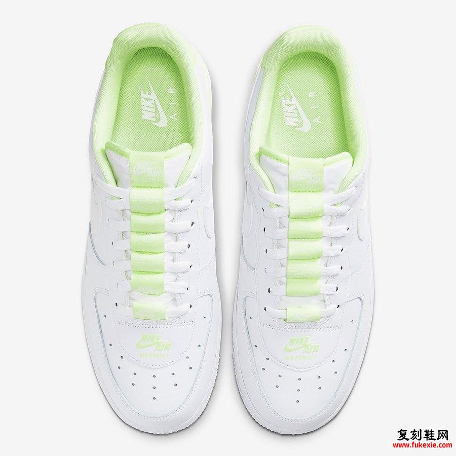 Nike Air Force 1 Double Air White Volt CJ1379-101发售日期