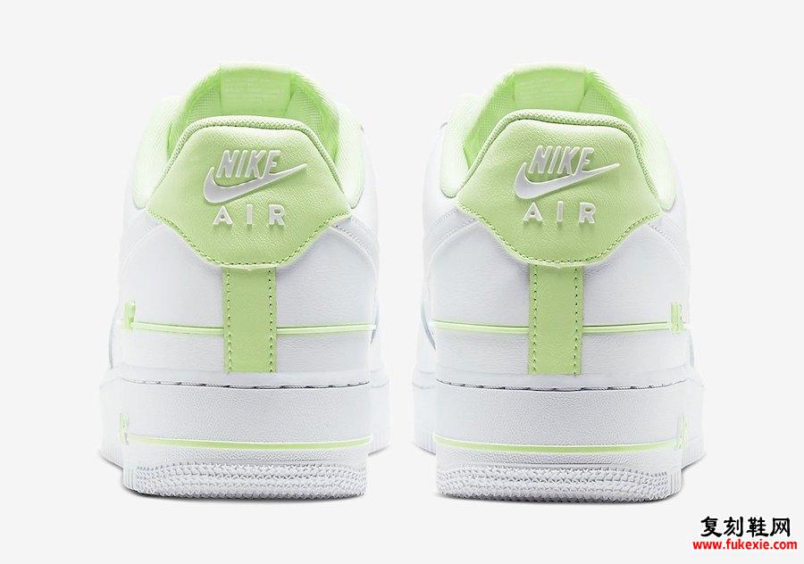 Nike Air Force 1 Double Air White Volt CJ1379-101发售日期