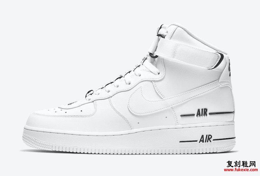 Nike Air Force 1 High White Black CJ1385-100发售日期