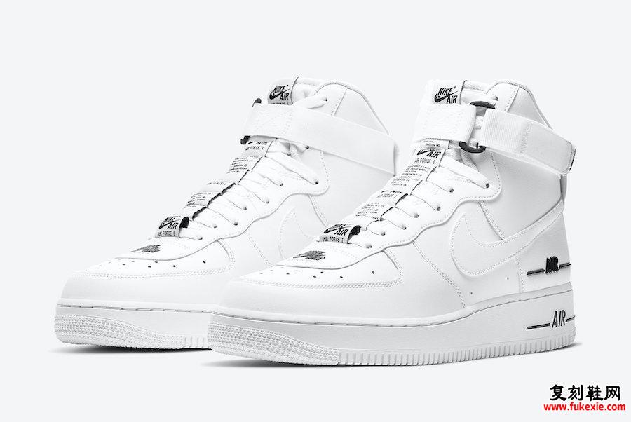 Nike Air Force 1 High White Black CJ1385-100发售日期