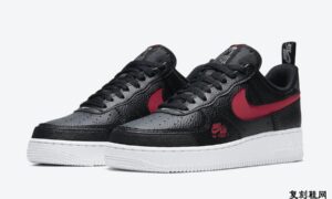 Nike Air Force 1 Low LV8 Utility Black University Red CW7579-001发售日期