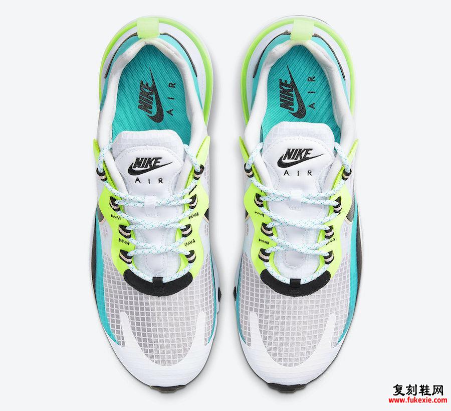 Nike Air Max 270 React Oracle Aqua CT1265-300发售日期