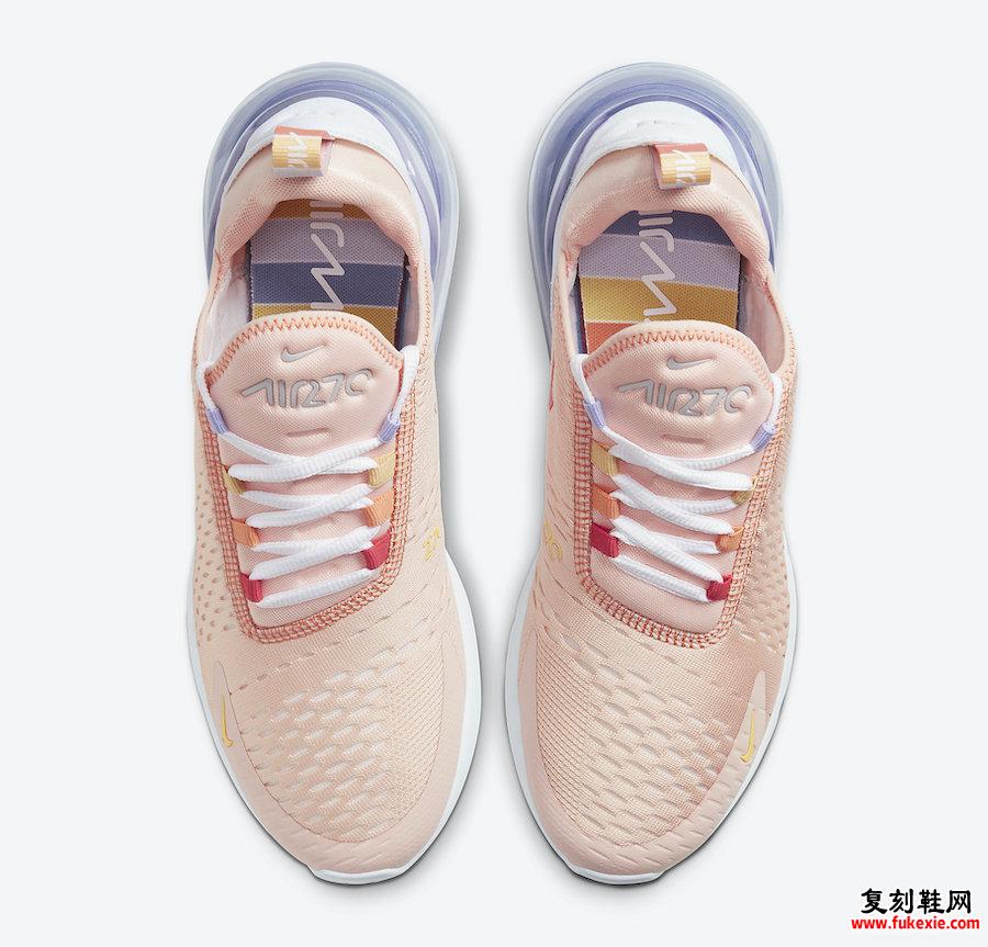 Nike Air Max 270水洗珊瑚色CW5589-600发售日期