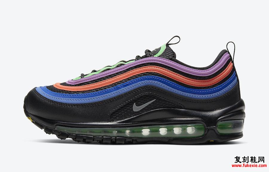 Nike Air Max 97 Black Multicolor CW6028-001发售日期