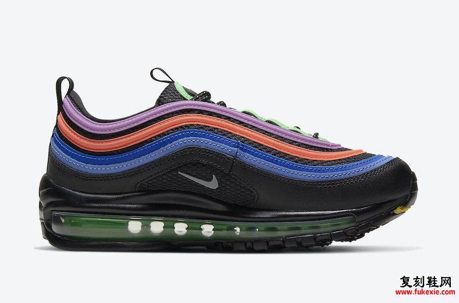 Nike Air Max 97 Black Multicolor CW6028-001发售日期