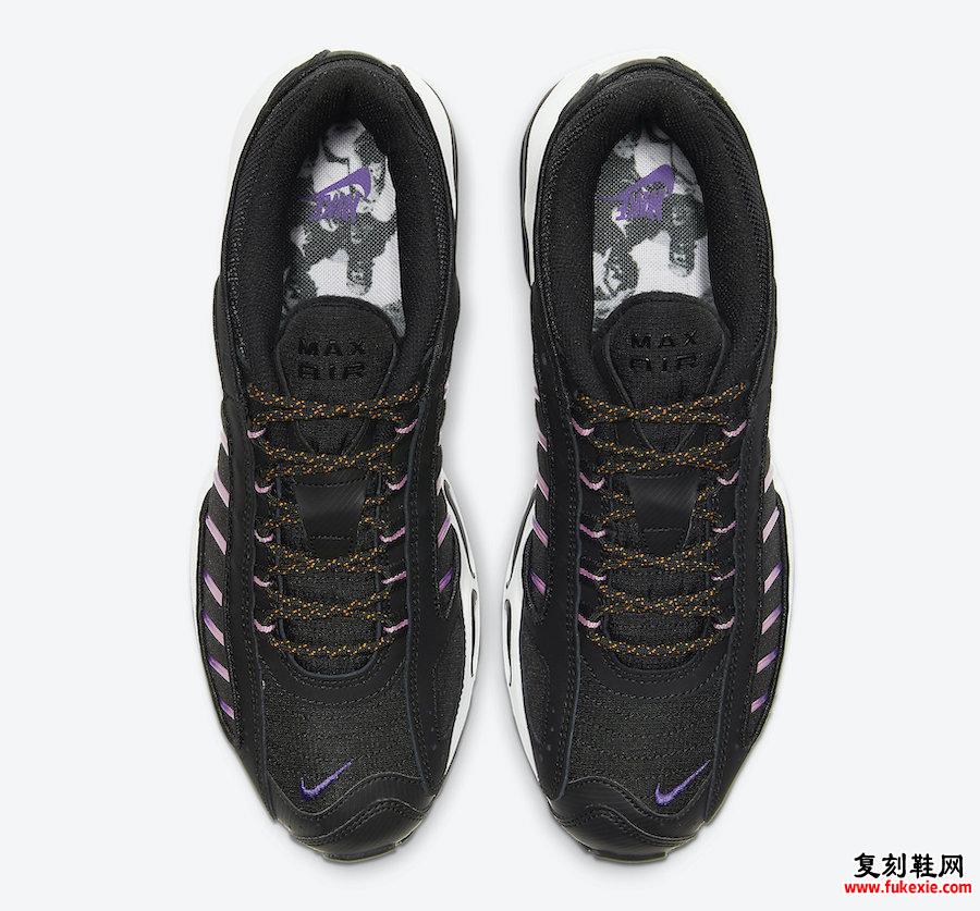 Nike Air Max Tailwind 4 SE ACG黑色花粉上升电压紫色CU9240-001发售日期信息