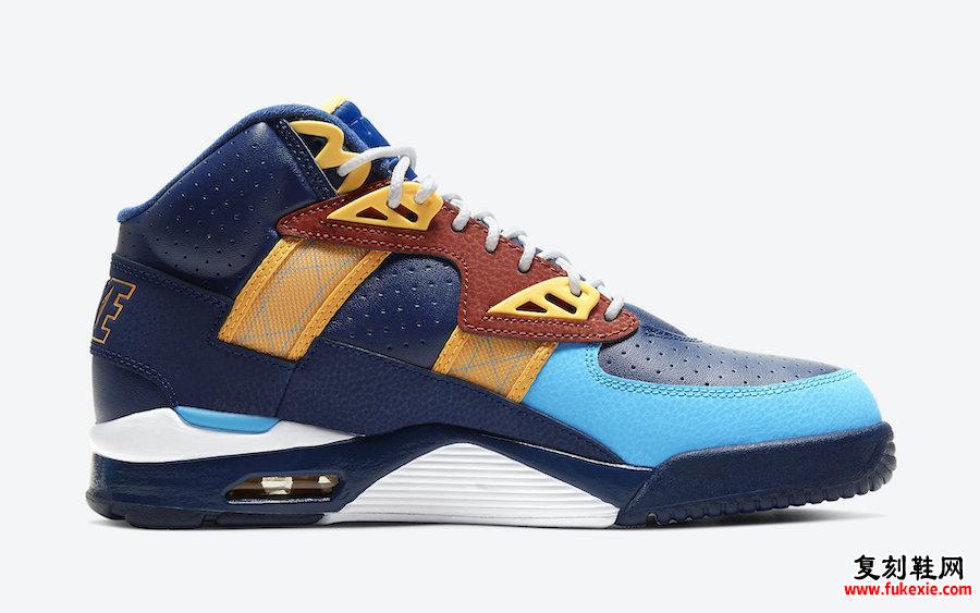 Nike Air Trainer SC High Navy Blue Brown Orange CW6023-400发售日期信息