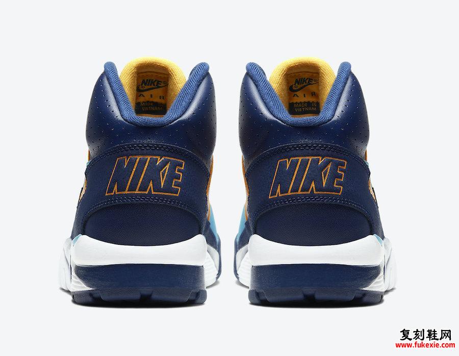 Nike Air Trainer SC High Navy Blue Brown Orange CW6023-400发售日期信息