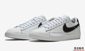 Nike Blazer Low Leather Black Croc发售日期信息
