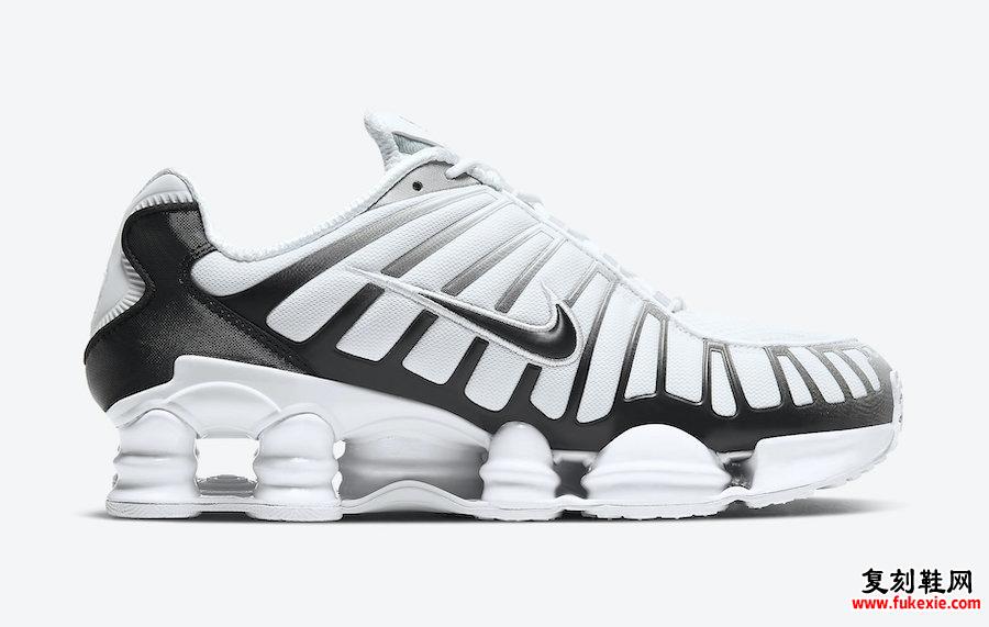 Nike Shox TL白色纯白金AV3595-102发售日期