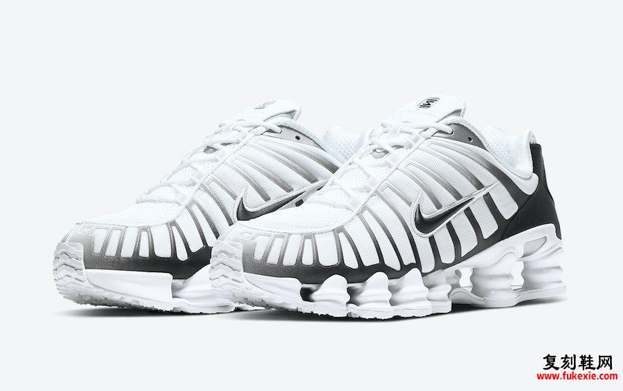 Nike Shox TL白色纯白金AV3595-102发售日期