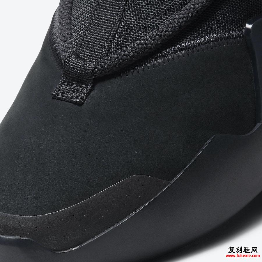 Triple Black Nike Air Fear of God 1 AR4237-005发售日期