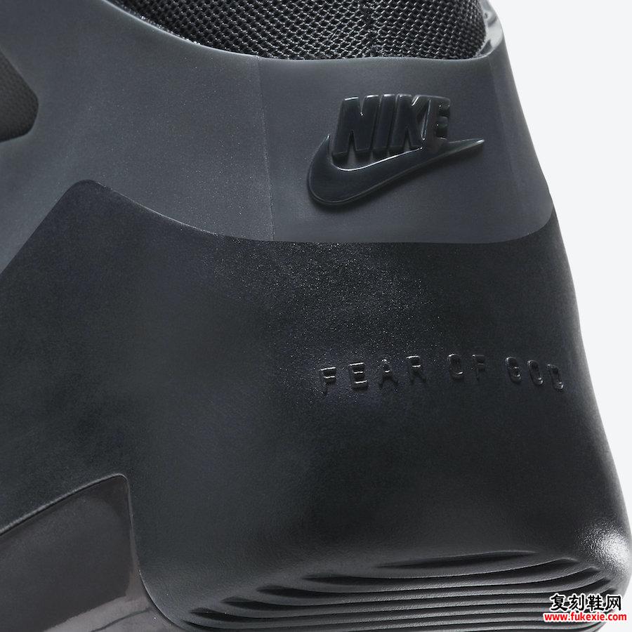 Triple Black Nike Air Fear of God 1 AR4237-005发售日期