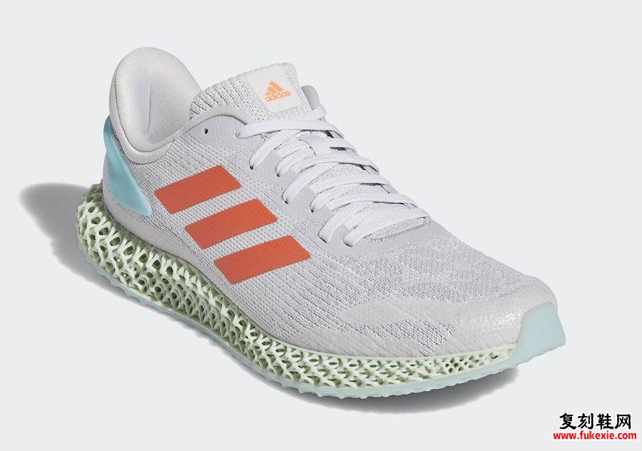 adidas 4D Run 1.0 Dash Grey Coral FW1230发售日期