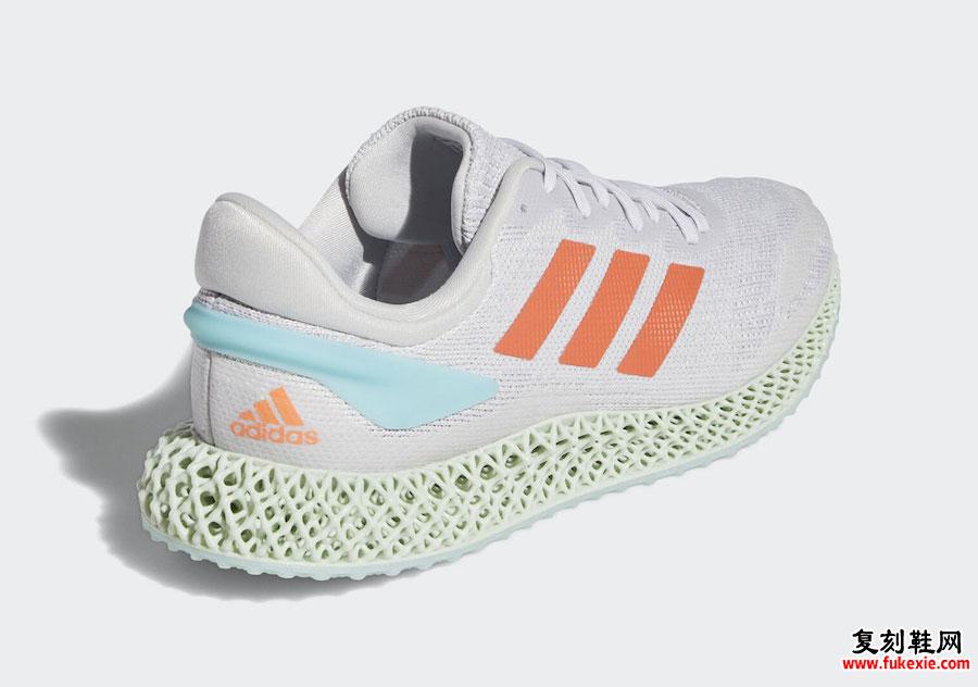 adidas 4D Run 1.0 Dash Grey Coral FW1230发售日期