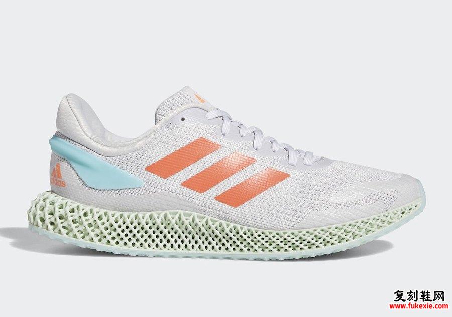 adidas 4D Run 1.0 Dash Grey Coral FW1230发售日期