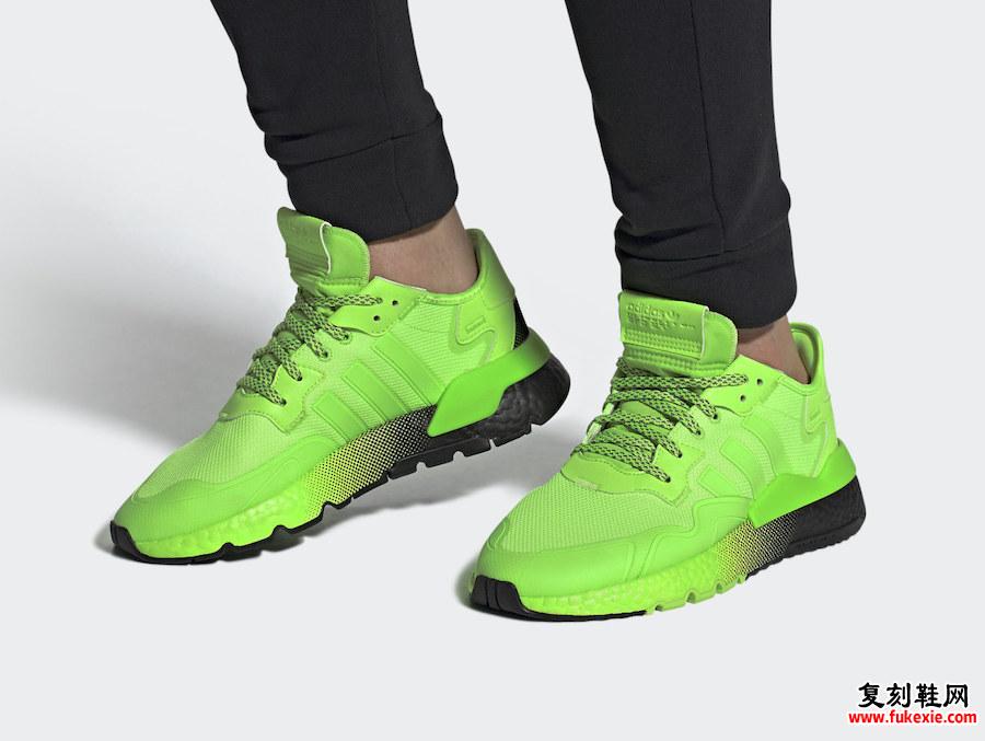 adidas Nite Jogger Signal Green EF5414发售日期