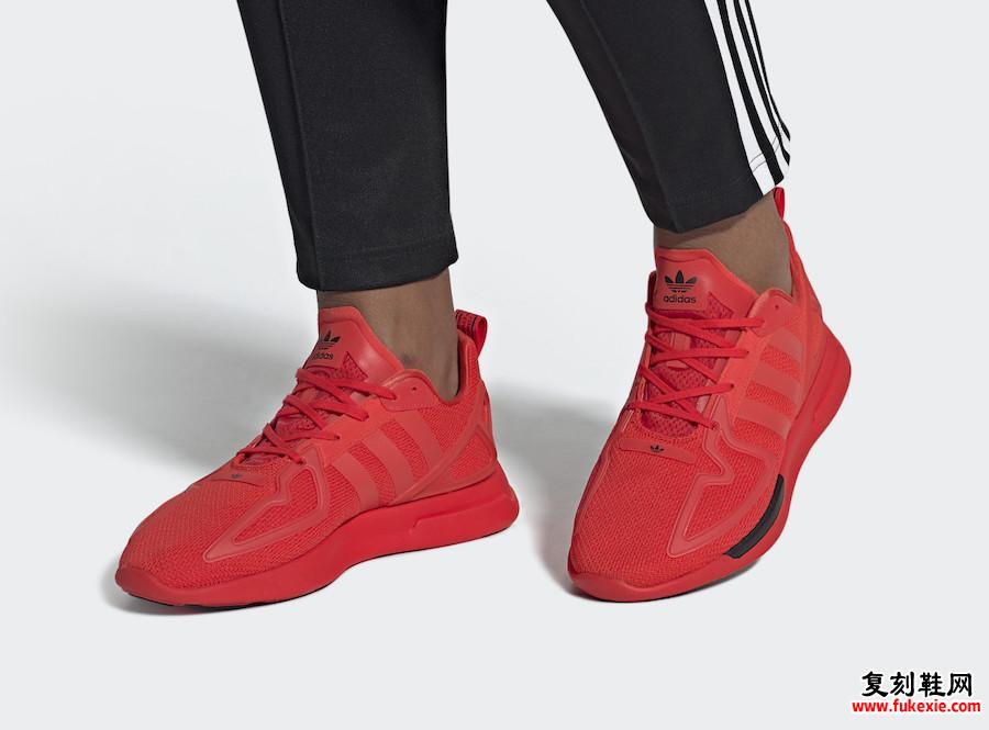 adidas ZX 2K Flux Red FV8478发售日期