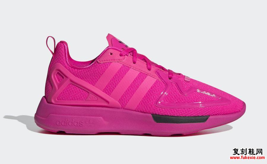 adidas ZX 2K Flux Shock Pink FV8980发售日期