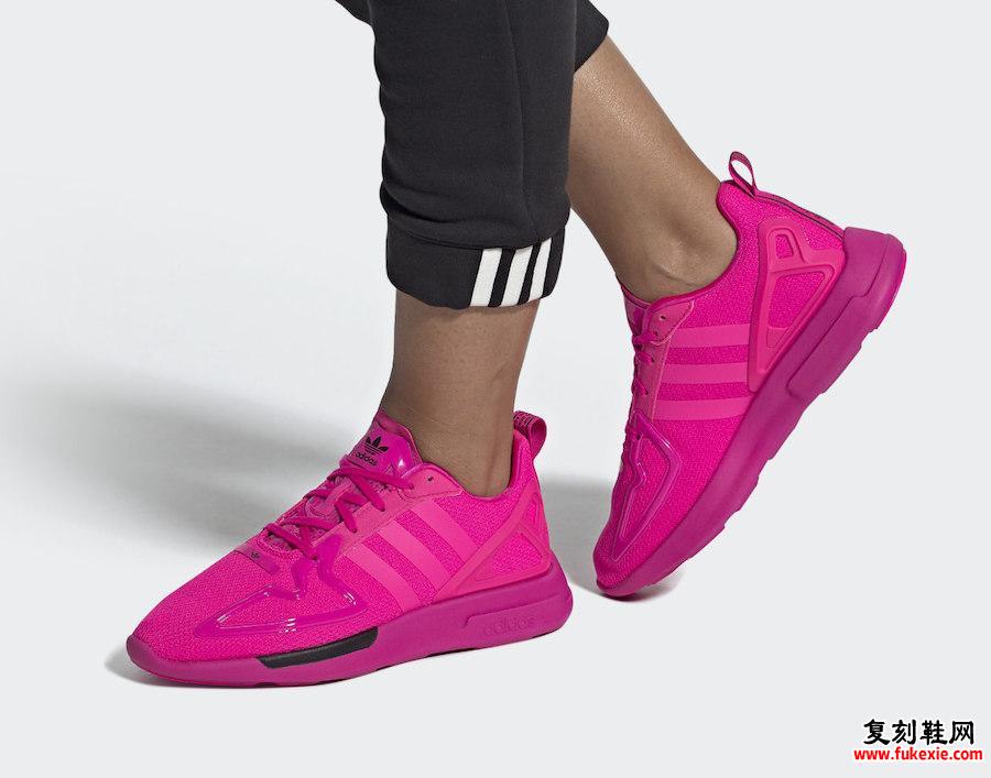 adidas ZX 2K Flux Shock Pink FV8980发售日期