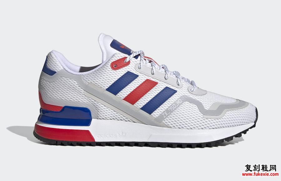 adidas ZX 750 HD白色Royal Red FX7463发售日期