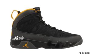 Air Jordan 9 Black Dark Charcoal University Gold CT8019-070 2021发售日期