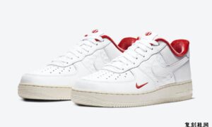 Kith Nike Air Force 1 Low White University Red Metallic Gold CZ7926-100发售日期信息