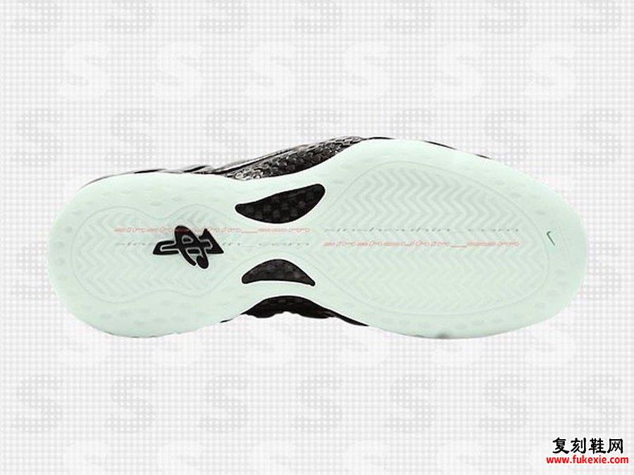 Nike Air Foamposite One Black Glow发售日期
