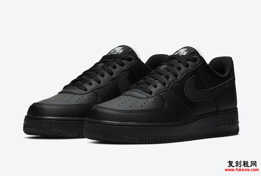 Nike Air Force 1 Low Black CJ1607-001发售日期