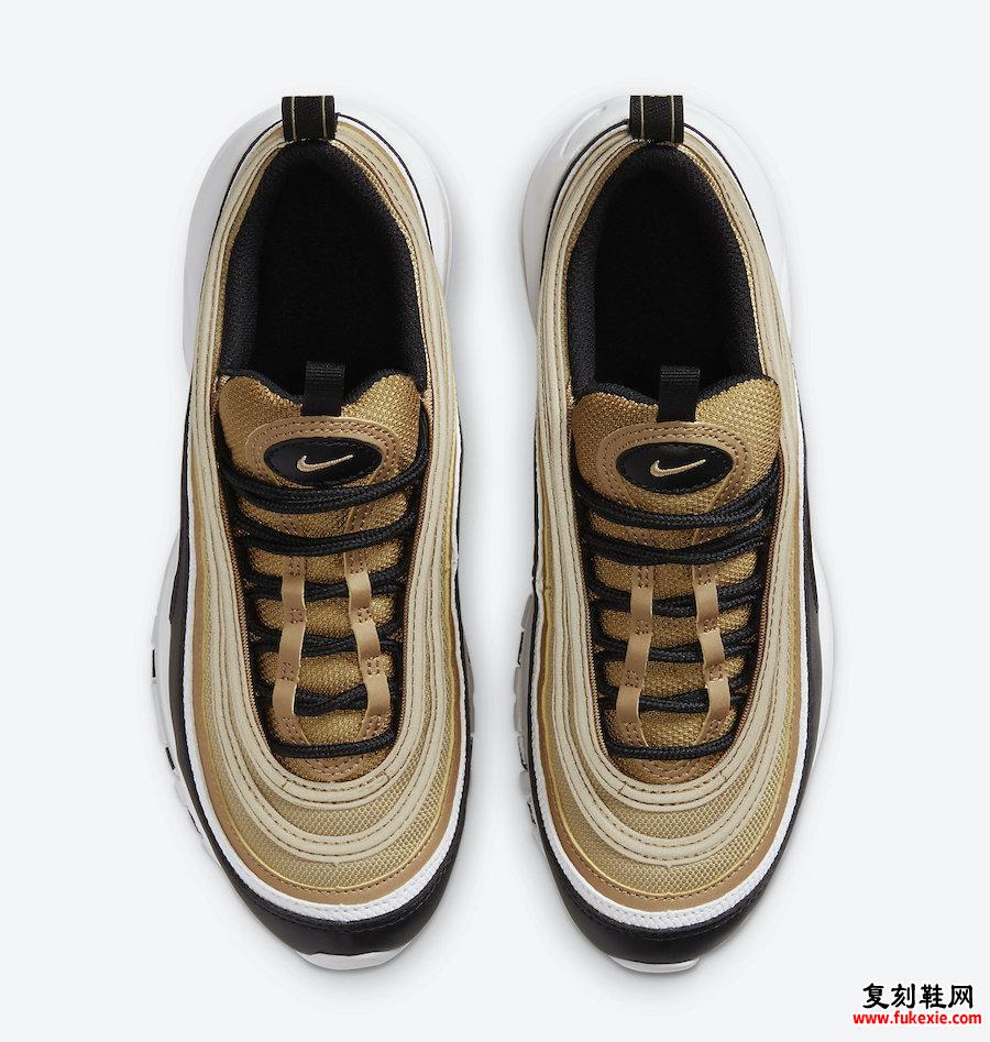 Nike Air Max 97 GS金黑色白色CZ9197-700发售日期