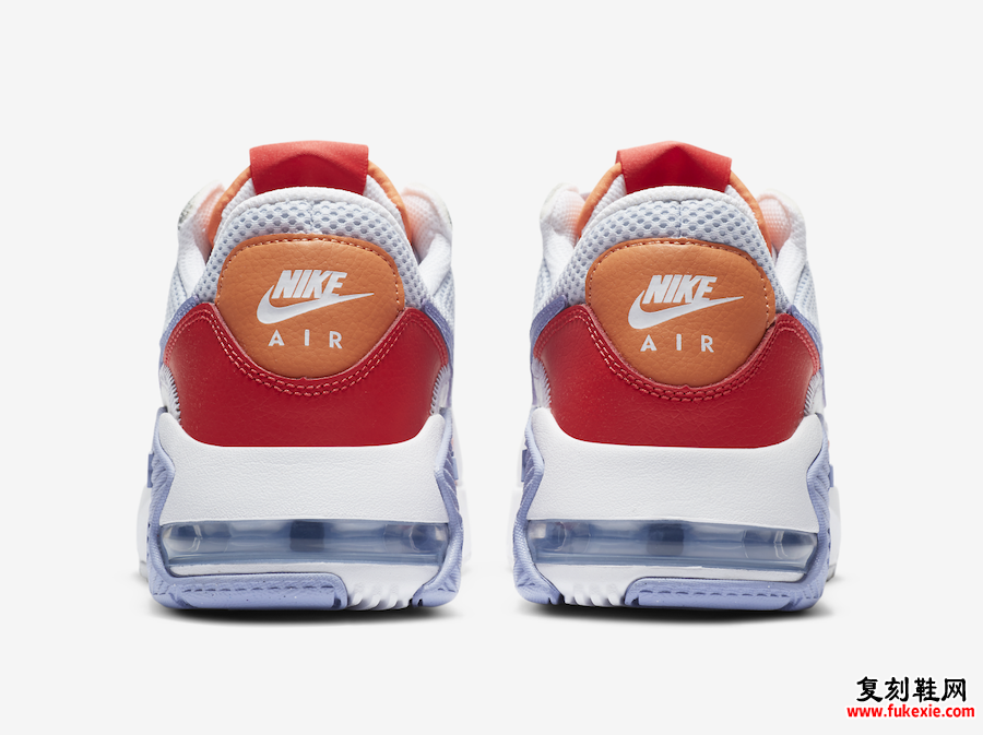 Nike Air Max Excee白色浅蓝色红色橙色CZ9314-100发售日期信息