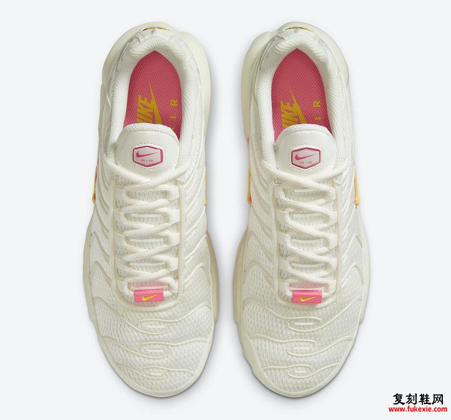 Nike Air Max Plus Sail Pink Yellow CZ0373-100发售日期