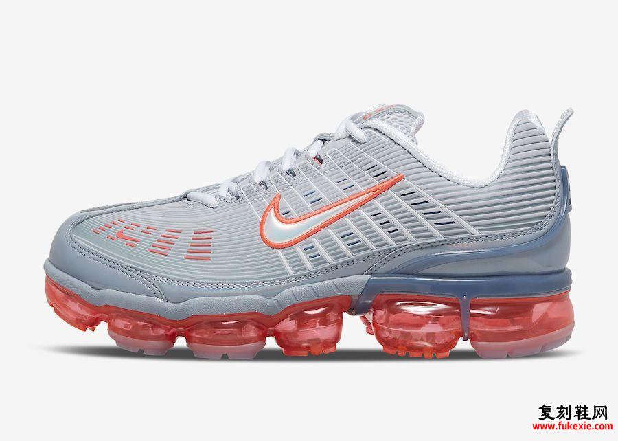 Nike Air VaporMax 360 Sky灰色Flash Crimson CK9671-002发售日期