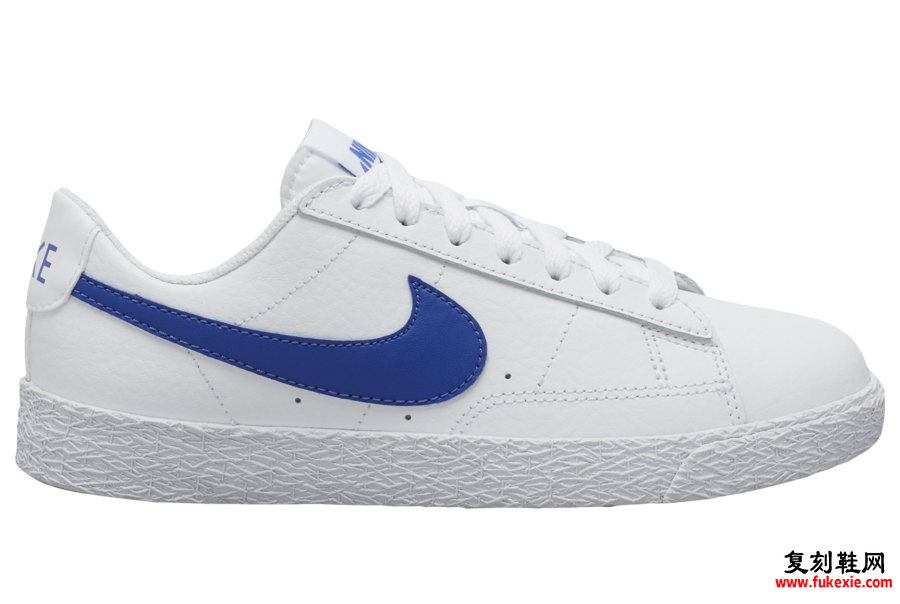 Nike Blazer Low White Blue Gum CZ7576-100发售日期