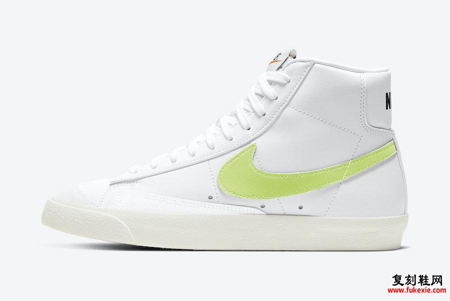 Nike Blazer Mid Barely Volt CZ1055-108发售日期