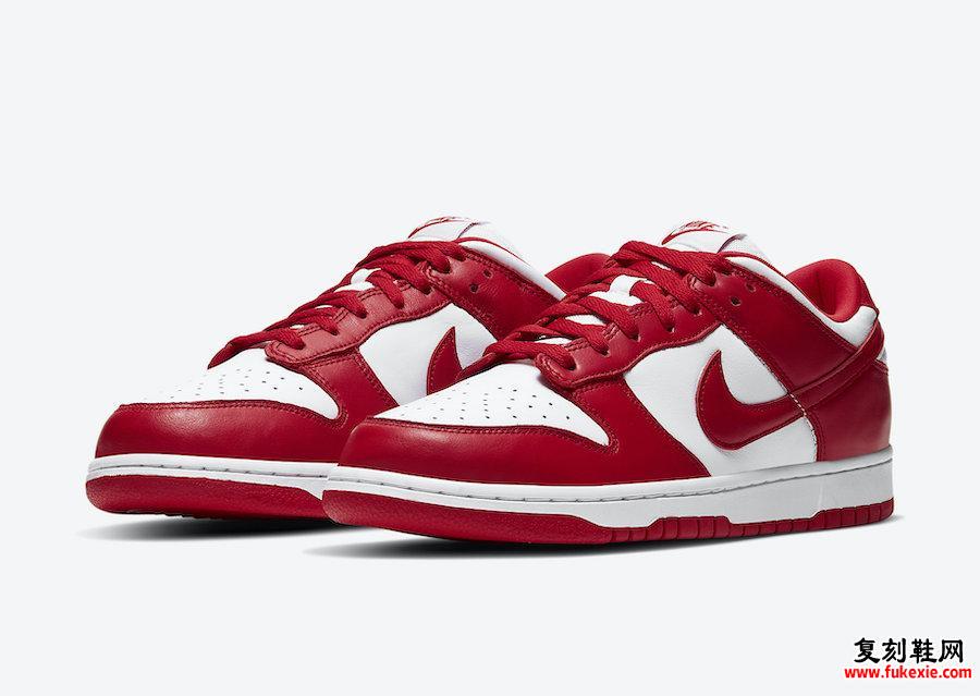 Nike Dunk Low University Red CU1727-100发售信息