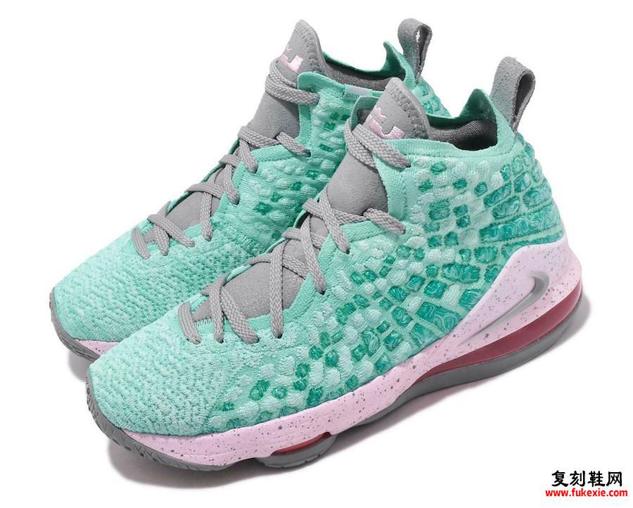 Nike LeBron 17 GS South Beach BQ5594-444发售日期信息