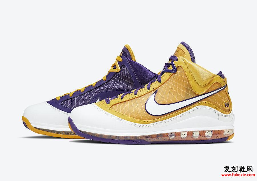 Nike LeBron 7 Lakers CW2300-500发售日期