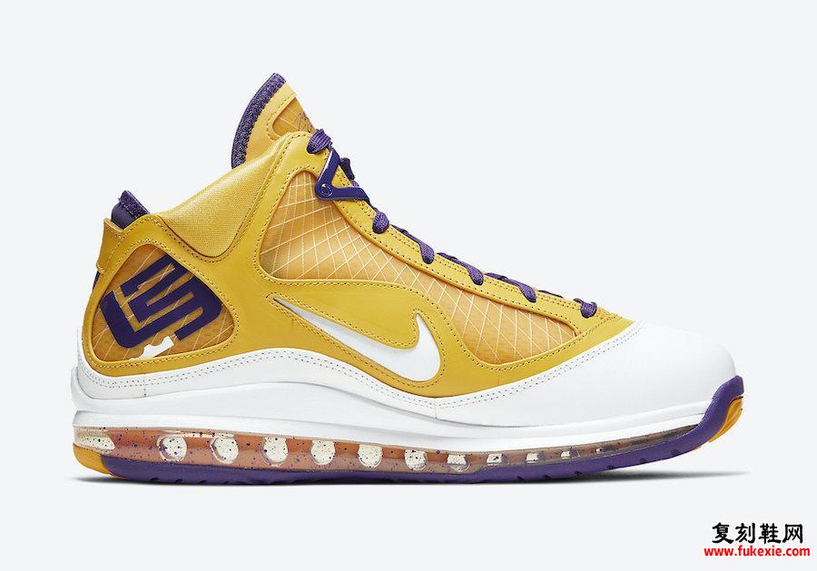 Nike LeBron 7 Lakers CW2300-500发售日期