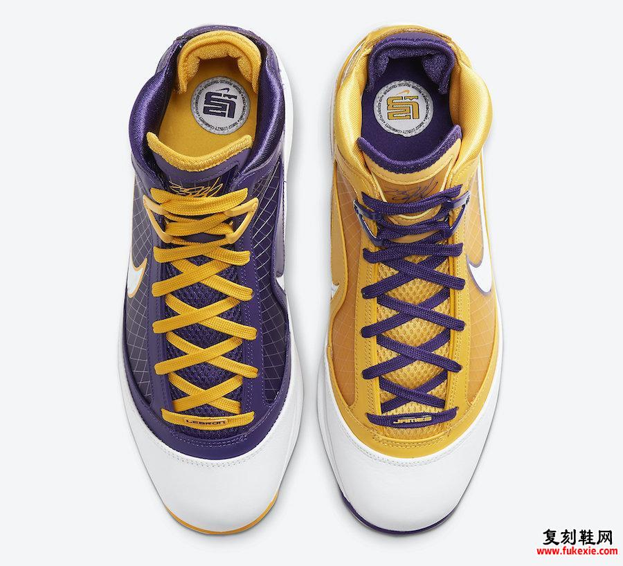 Nike LeBron 7 Lakers CW2300-500发售日期