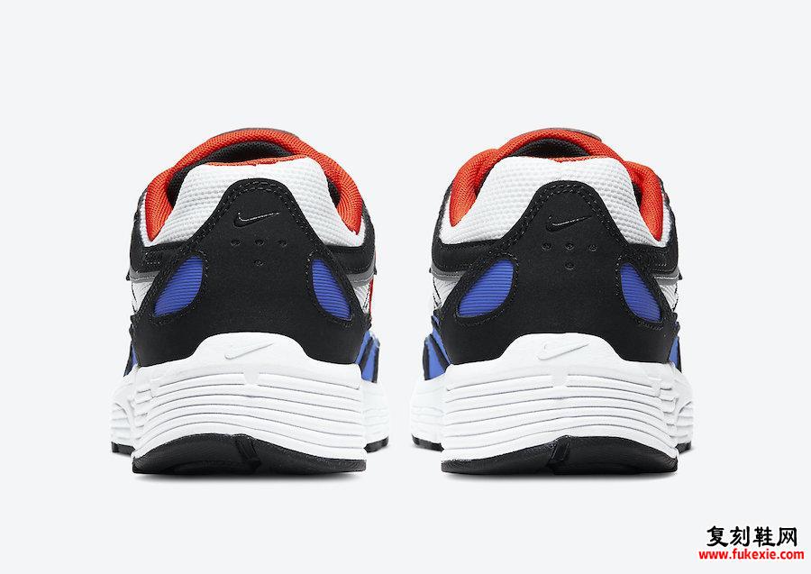 Nike P-6000 Black White Team Orange Racer Blue CD6404-008发售日期信息