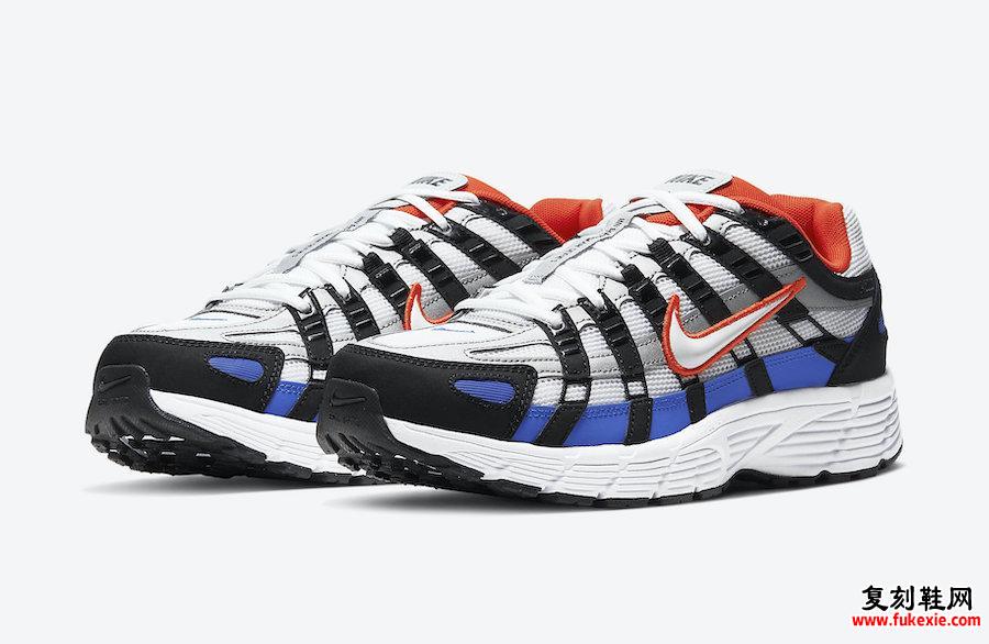 Nike P-6000 Black White Team Orange Racer Blue CD6404-008发售日期信息