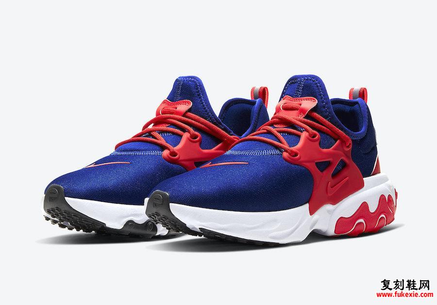 Nike React Presto黑曜石大学Red White CW5586-400发售日期信息